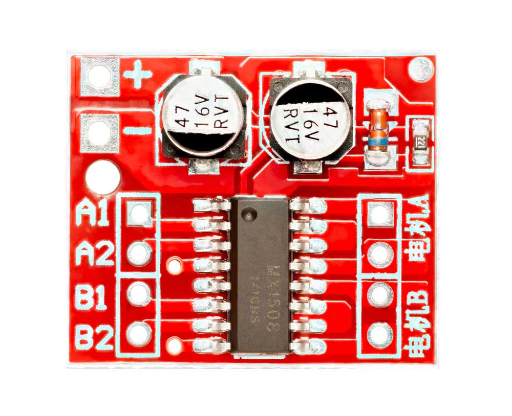 A dual-channel H-bridge motor driver