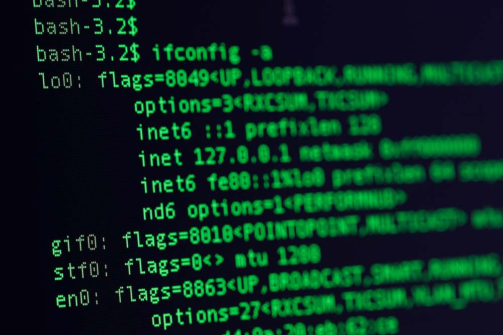 The inet parameter from an “ifconfig” command