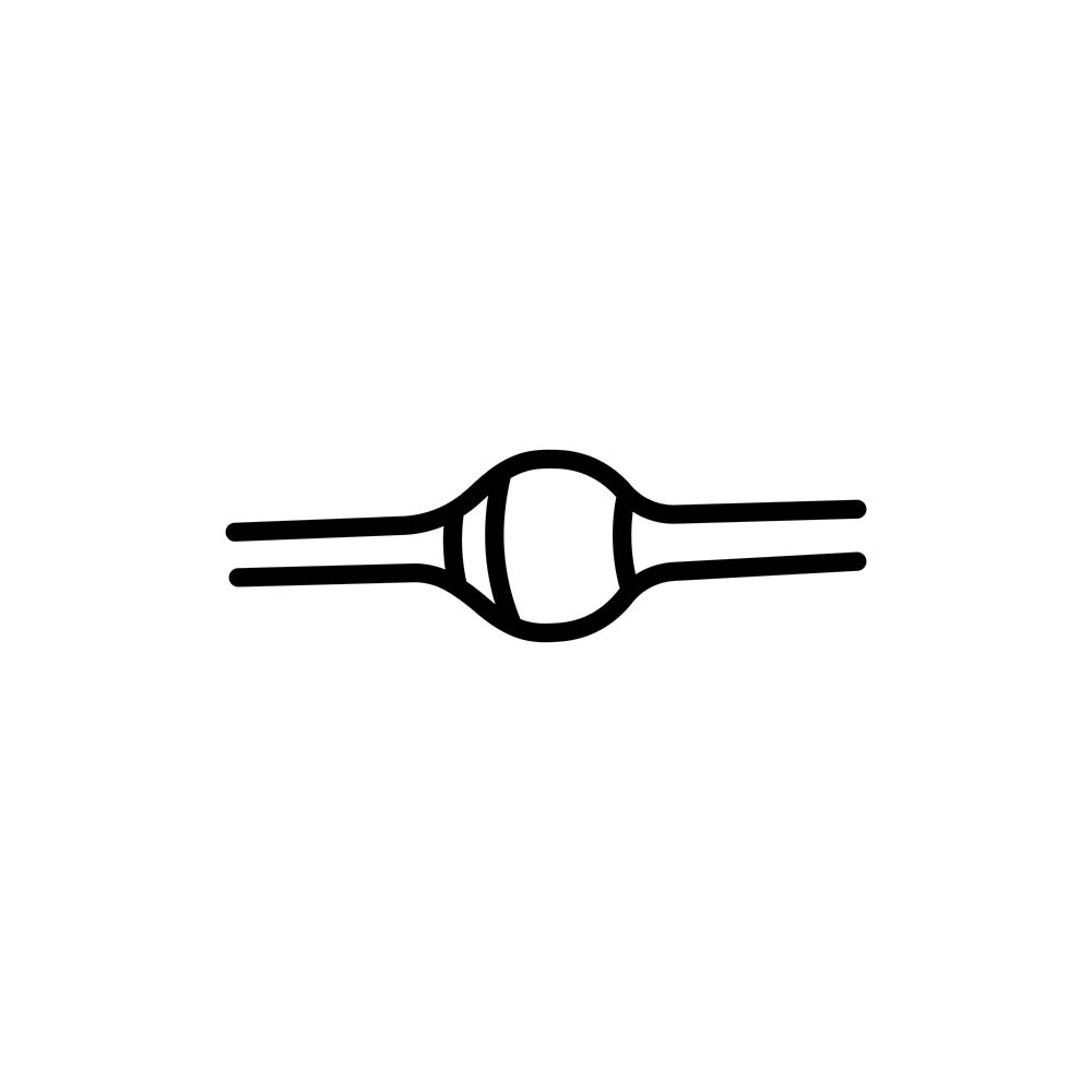 A vector image of an avalanche diode