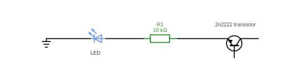 2n222 pinout - Configuring DC motor as a switch using ArduinoV