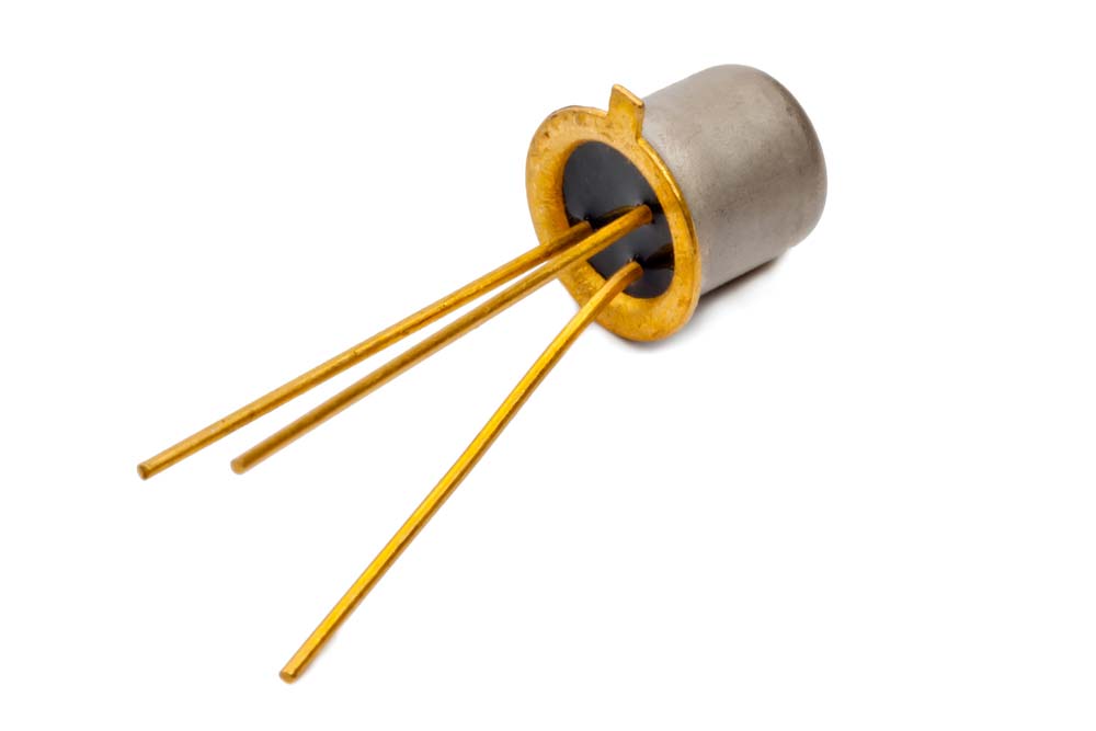 A BJT metal-case transistor
