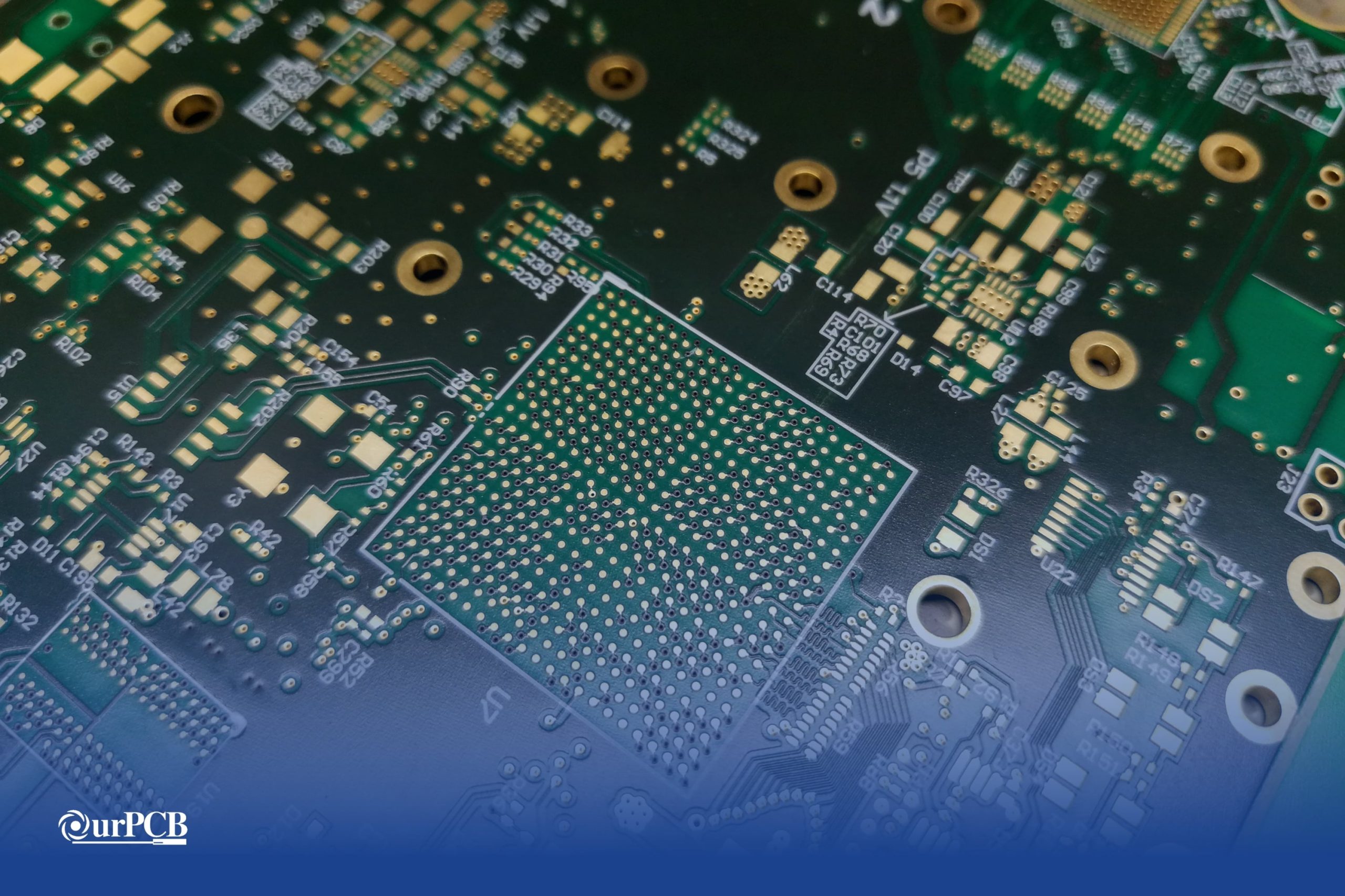 Components of a BGA PCB