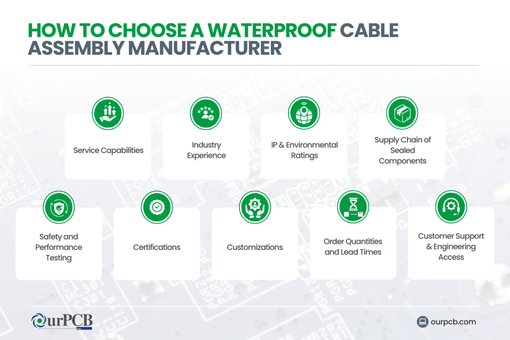 how to choose a waterproof cable assembly manufacturer