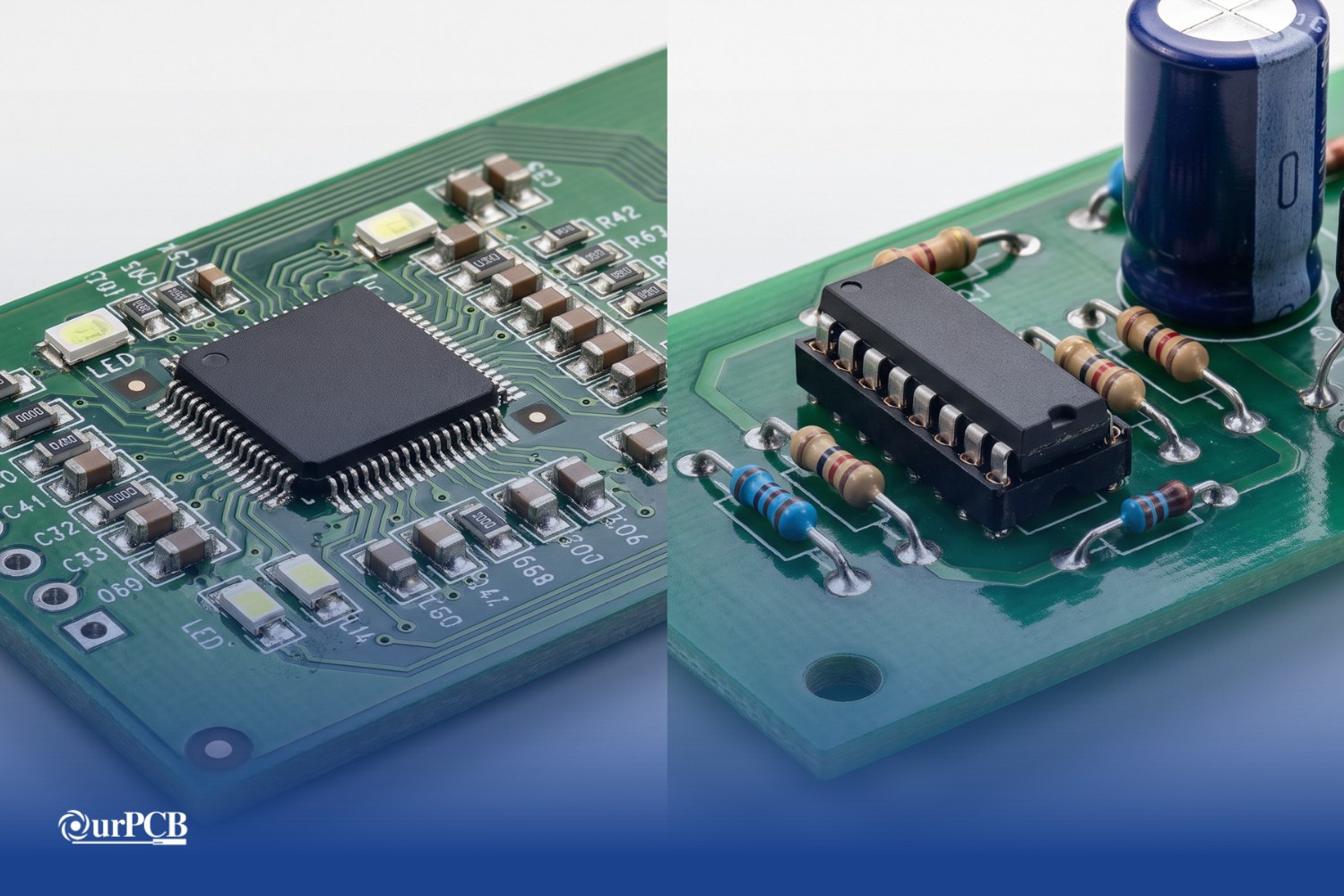smt vs through hole assembly which process does your board need
